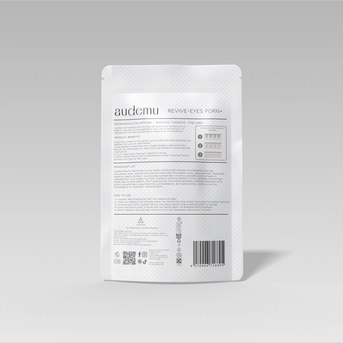 PDRN+ Microneedling Eye Patches