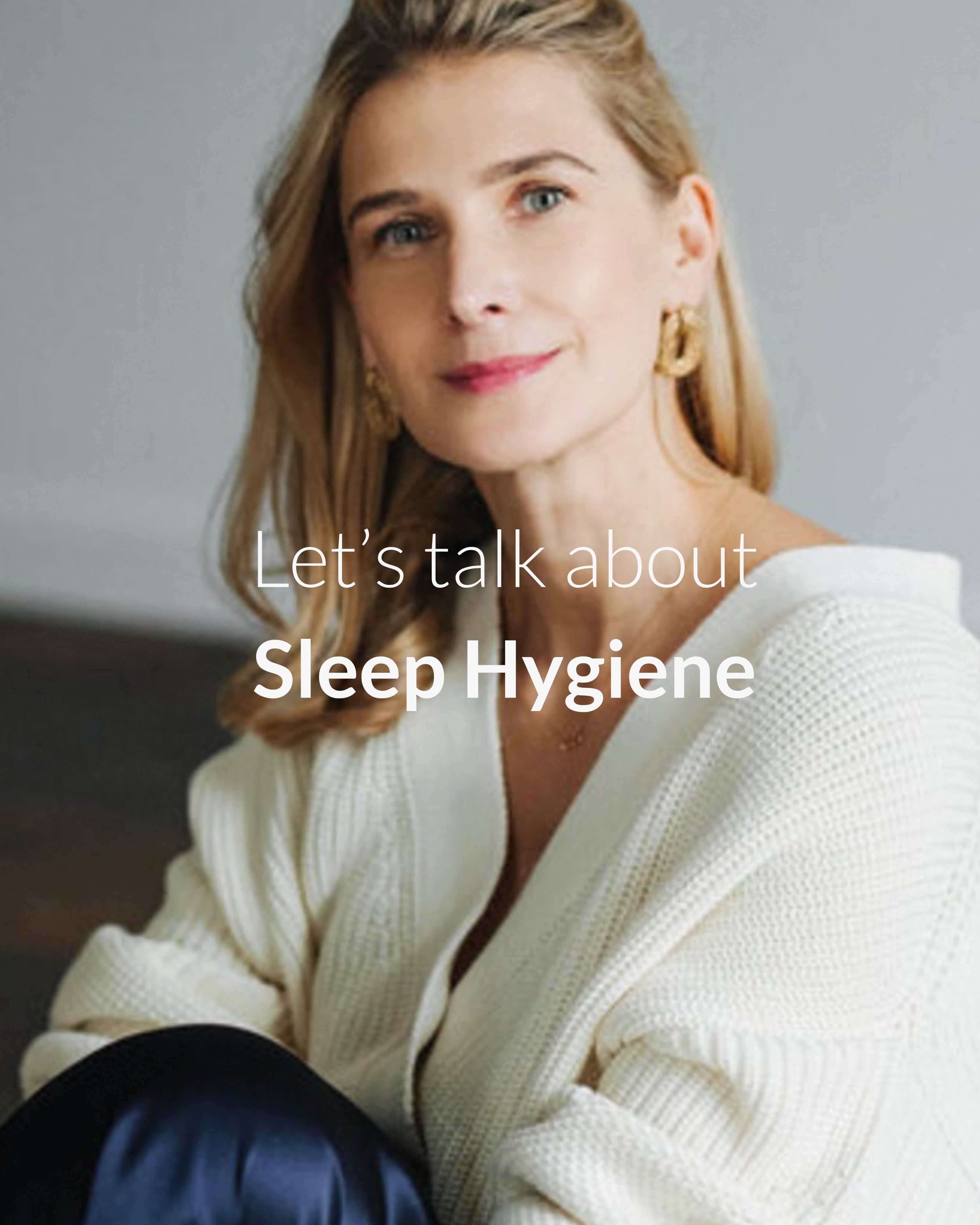 Schlaf Expertin und Schlafcoach Ieva Anskaitiene spricht ueber Sleep Hygiene und Frauenschlaf, als auch hormonelle Beeinflussung